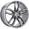Alu kola pro Audi BK690 7x16 5x112 ET39 66.6 šedá