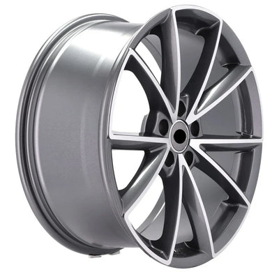 Alu kola pro Audi BK703 8x18 5x112 ET42 66.6 Grey Polished | Wheelsup.cz