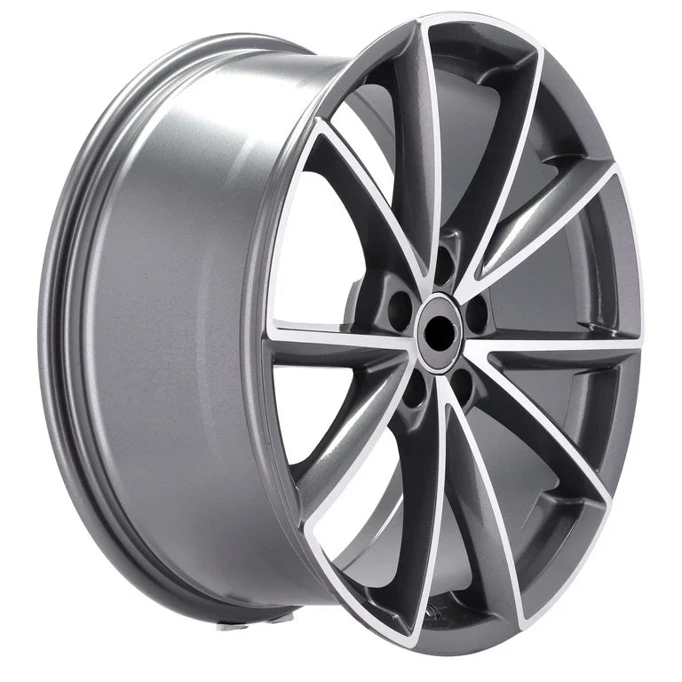 Alu kola pro Audi BK703 8x18 5x112 ET42 66.6 Grey Polished | Wheelsup.cz