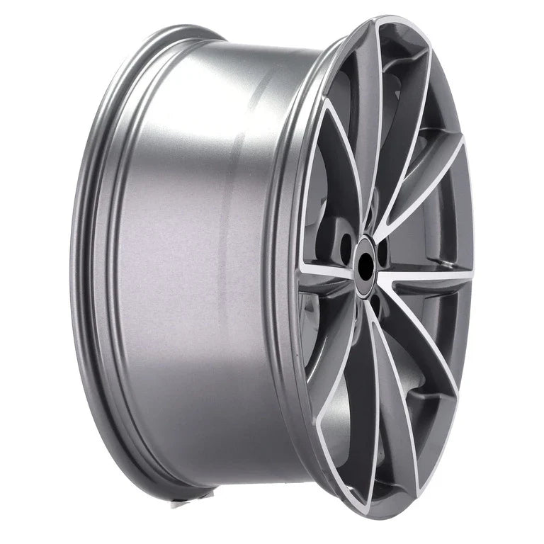 Alu kola pro Audi BK703 8x18 5x112 ET42 66.6 Grey Polished | Wheelsup.cz