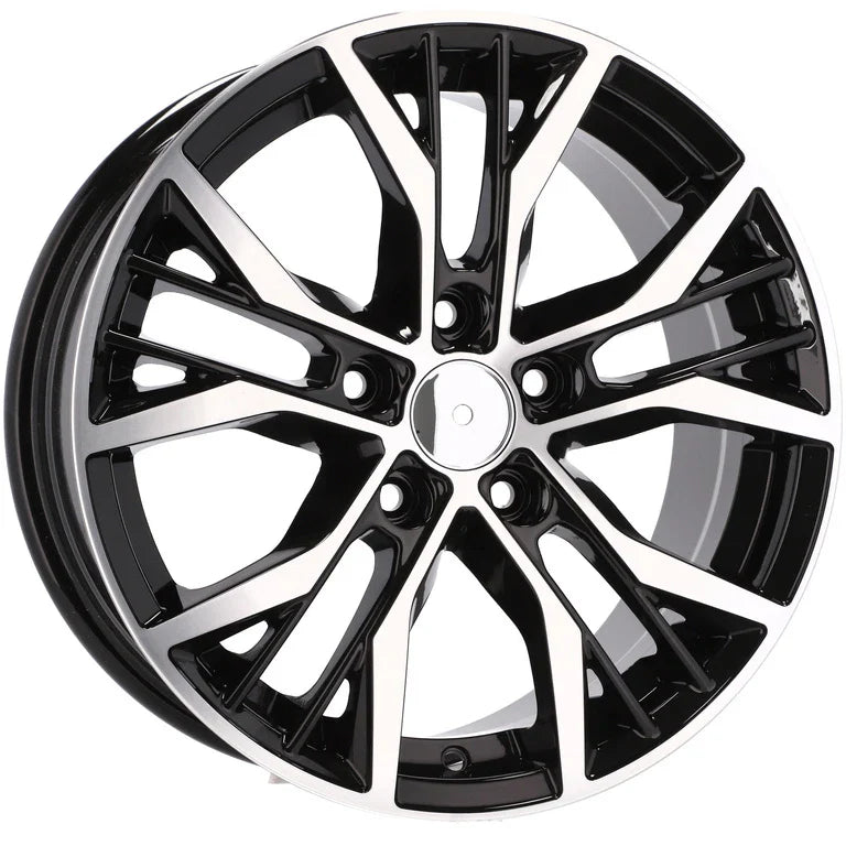 Alu kola pro Volkswagen BK713 7.5x17 5x112 ET45 57.1 Black Polished | Wheelsup.cz