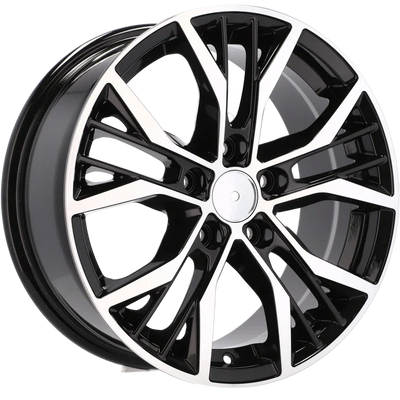 Alu kola pro Volkswagen BK713 7x16 5x112 ET45 57.1 Black Polished | Wheelsup.cz