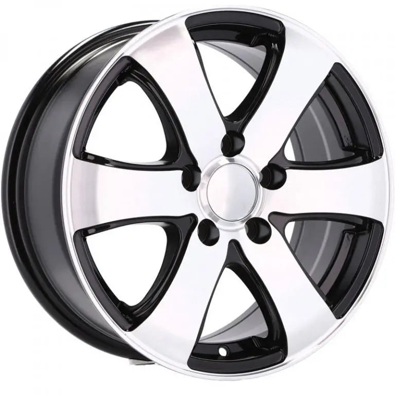 Alu kola Racing Line BK747 7x16 5x108 ET46 65.1 Black Polished | Wheelsup.cz