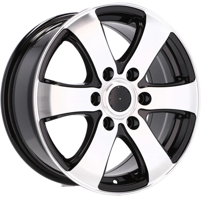 Alu kola Racing Line BK747 7x16 5x108 ET46 65.1 Black Polished | Wheelsup.cz