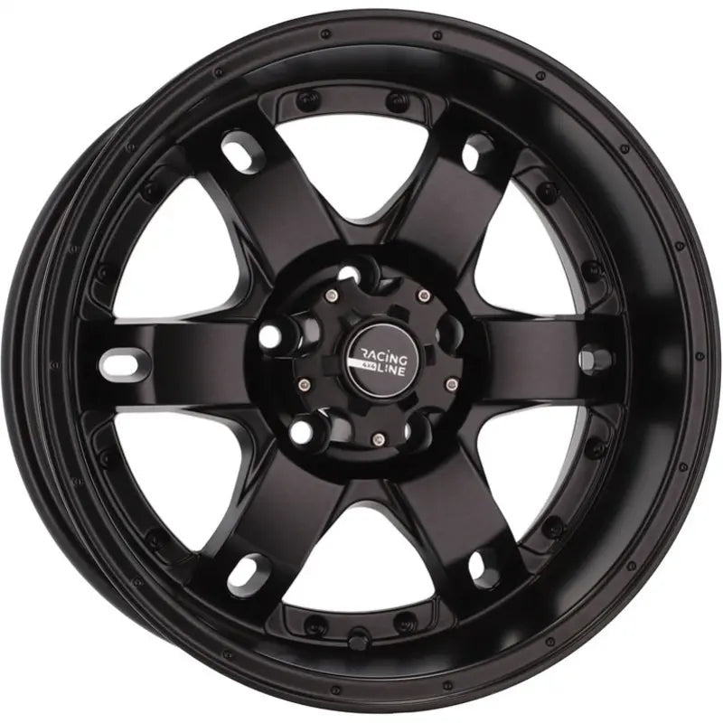 Alu kola pro Offroad BK749 8x16 5x114.3 ET-10 83.1 Black Half Matt | Wheelsup.cz