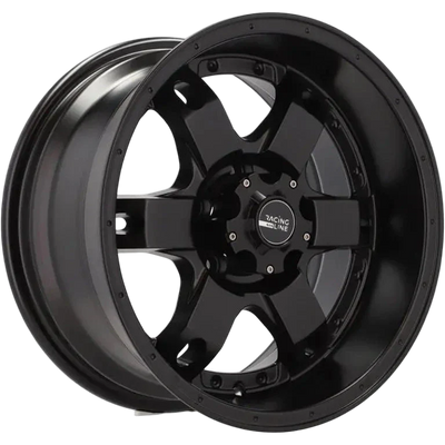 Alu kola pro Offroad BK749 8x16 5x114.3 ET-10 83.1 Black Half Matt | Wheelsup.cz