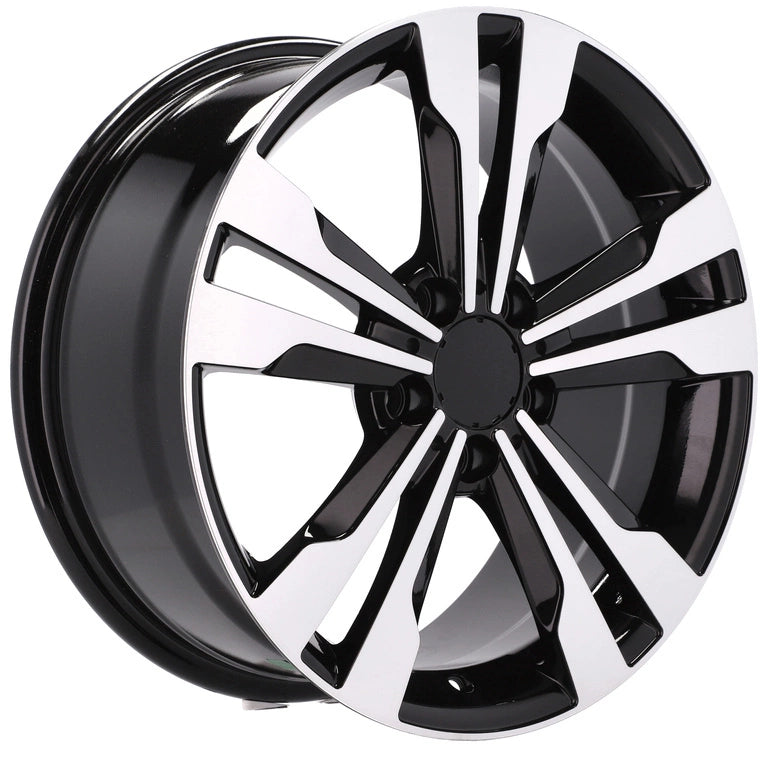 Alu kola pro Mercedes BK754 7.5x17 5x112 ET44 66.6 Black Polished | Wheelsup.cz