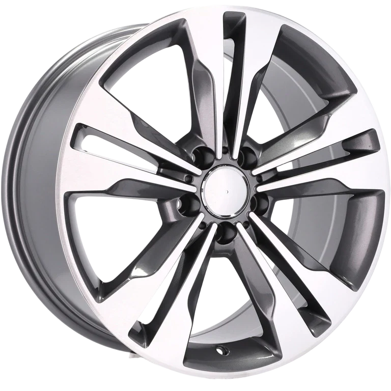 Alu kola pro Mercedes BK754 7.5x17 5x112 ET44 66.6 Grey Polished | Wheelsup.cz