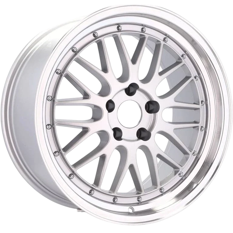 Alu kola pro BMW BK848 9.5x19 5x120 ET38 72.6 Silver & Polished Lip | Wheelsup.cz