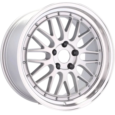 Alu kola pro BMW BK848 8.5x19 5x120 ET33 72.6 Silver & Polished Lip | Wheelsup.cz