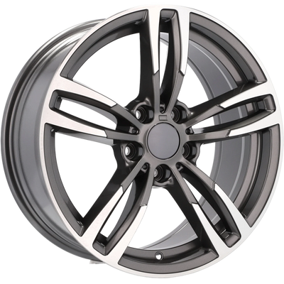 Alu kola pro BMW BK855 9.5x19 5x120 ET40 72.6 Grey Polished | Wheelsup.cz