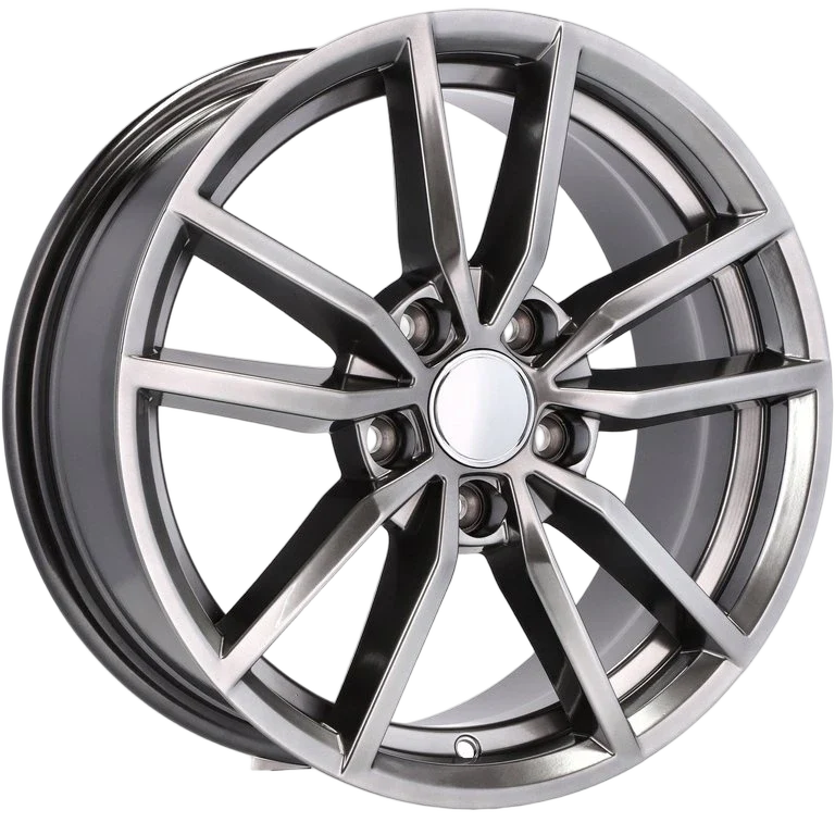 Alu kola pro Volkswagen BK864 8x18 5x112 ET45 57.1 Hyper Black | Wheelsup.cz
