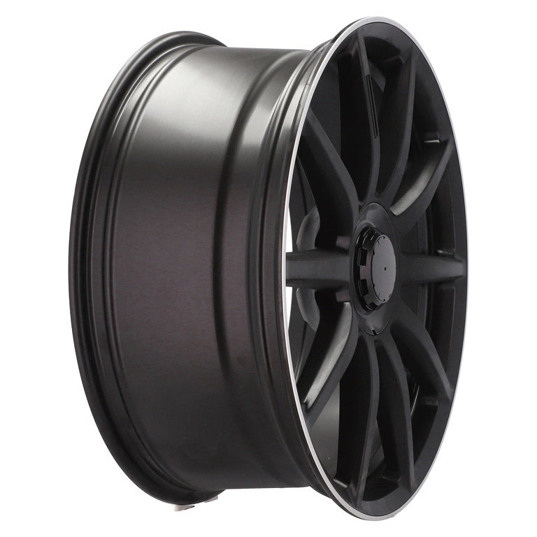 Alu kola pro Mercedes BK913 8.5x20 5x112 ET38 66.6 Black Half Matt & Polished Lip | Wheelsup.cz