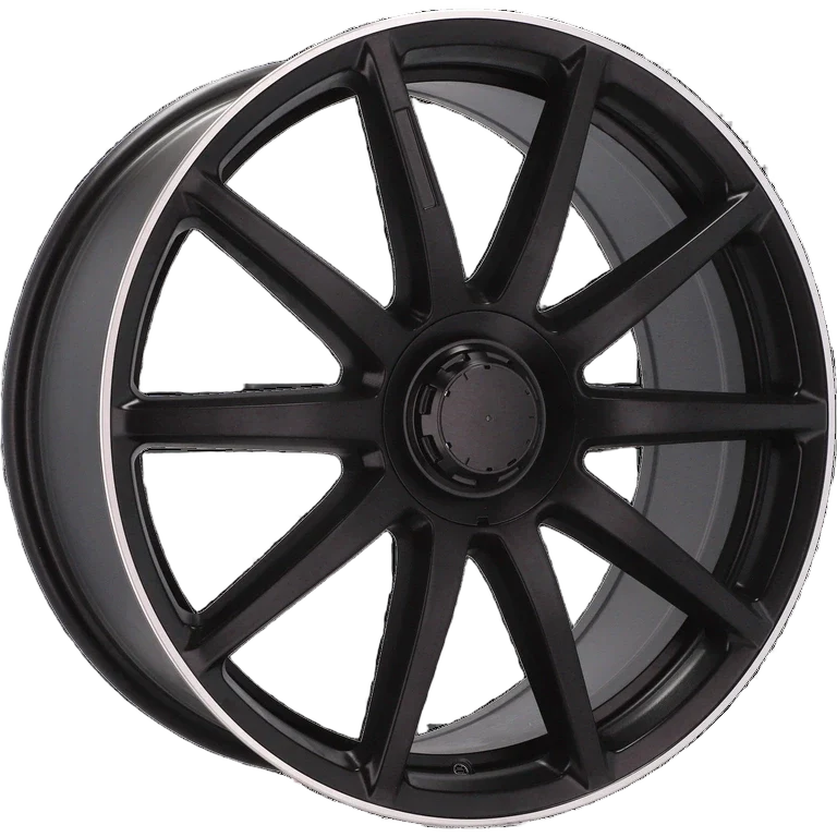 Alu kola pro Mercedes BK913 8.5x20 5x112 ET38 66.6 Black Half Matt & Polished Lip | Wheelsup.cz