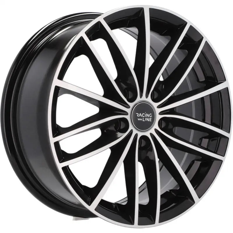 Alu kola Racing Line BK926 6.5x15 5x100 ET40 57.1 Black Polished