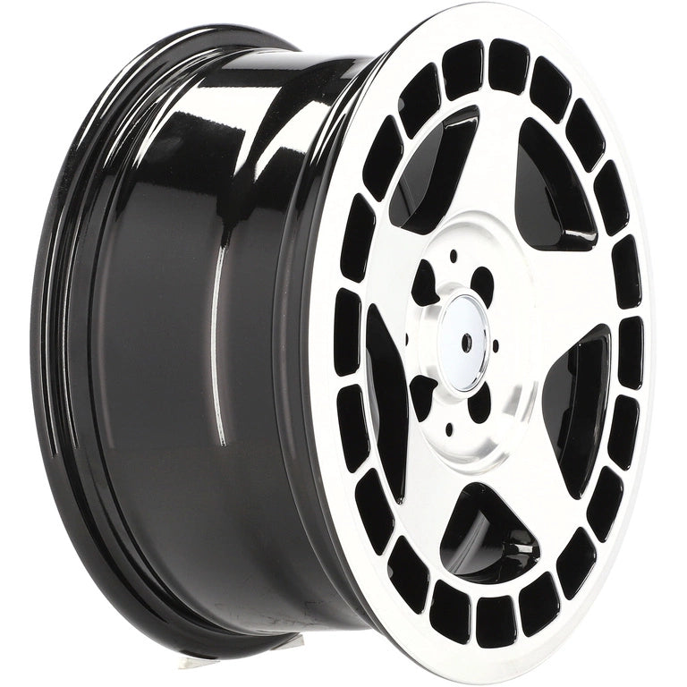 Alu kola Racing Line BK927 7x15 4x100 ET24 57.1 Black Polished | Wheelsup.cz