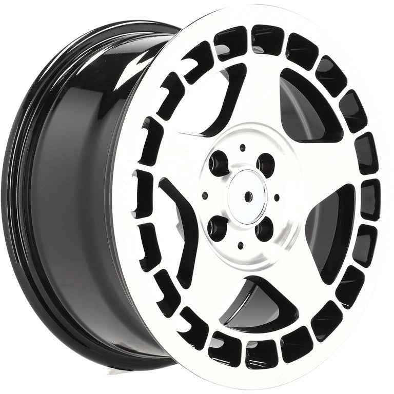 Alu kola Racing Line BK927 7x15 4x100 ET24 57.1 Black Polished | Wheelsup.cz