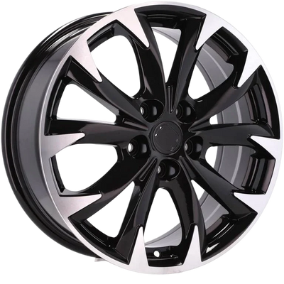 Alu kola pro Mazda BY177 7x17 5x114.3 ET50 67.1 Black Polished | Wheelsup.cz