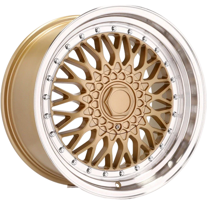 Alu kola pro Racing Line BY479 6.5x14 4x100 ET35 73.1 Gold & Polished