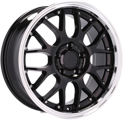 Alu kola pro BMW BY773 7.5x17 5x120 ET35 72.6 Black & Polished Lip | Wheelsup.cz