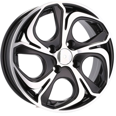 Alu kola Racing Line BY980 6.5x15 4x108 ET22 65.1 Black Polished | Wheelsup.cz