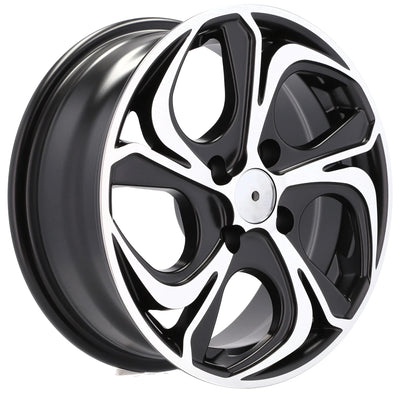 Alu kola Racing Line BY980 6.5x15 4x108 ET22 65.1 Black Polished | Wheelsup.cz