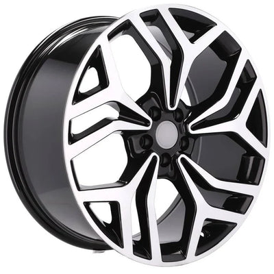 Alu kola pro Land Rover D1419 8x20 5x108 ET40 63.4 Black Polished | Wheelsup.cz