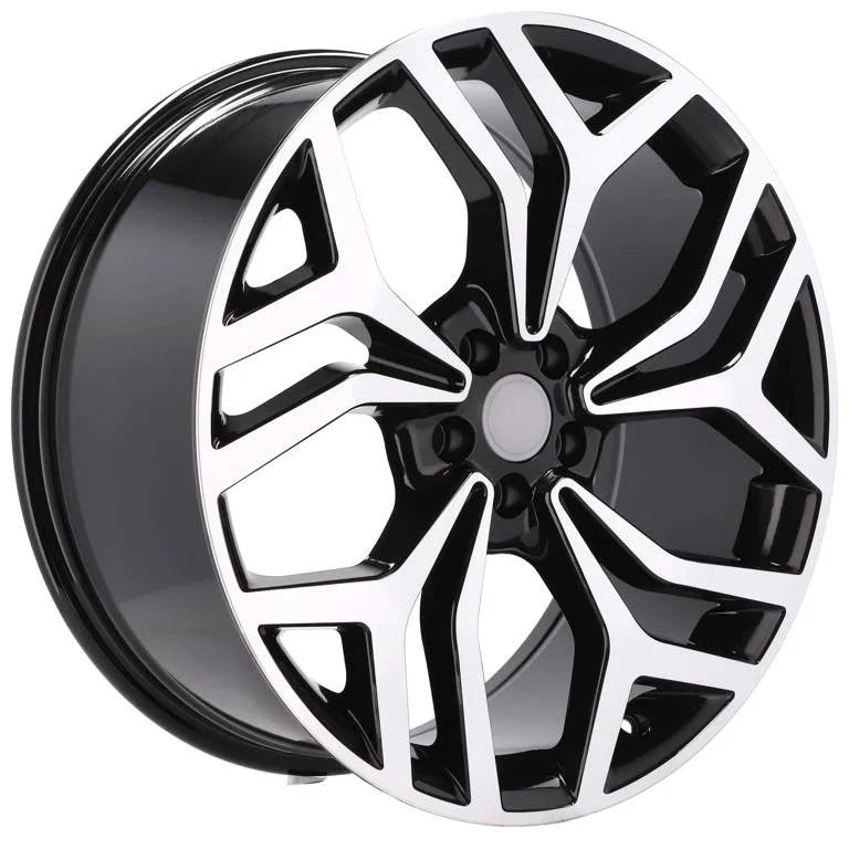 Alu kola pro Land Rover D1419 8x20 5x108 ET40 63.4 Black Polished | Wheelsup.cz