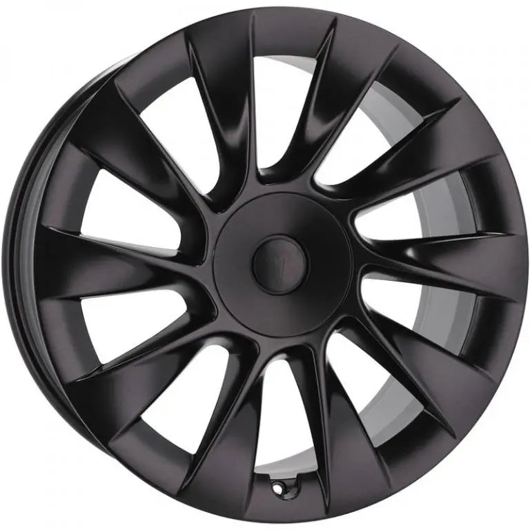 Alu kola pro Tesla D1797 9.5x19 5x114.3 ET45 64.1 Black Half Matt | Wheelsup.cz