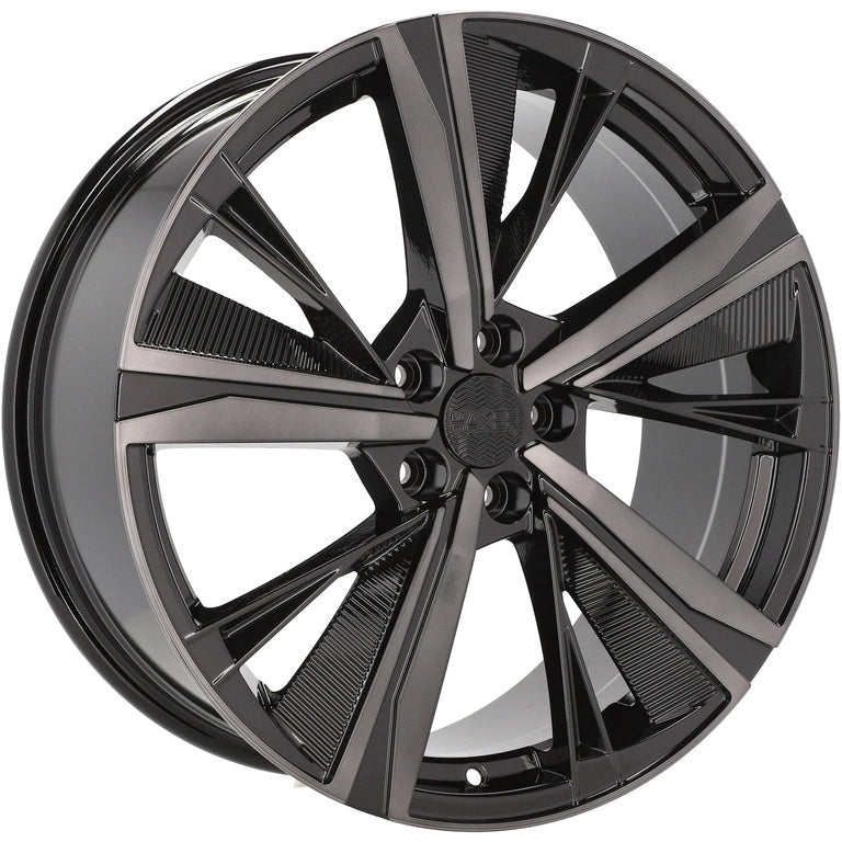 Alu kola pro Peugeot D1918 8x19 5x108 ET40 65.1 Black & Tinted Face