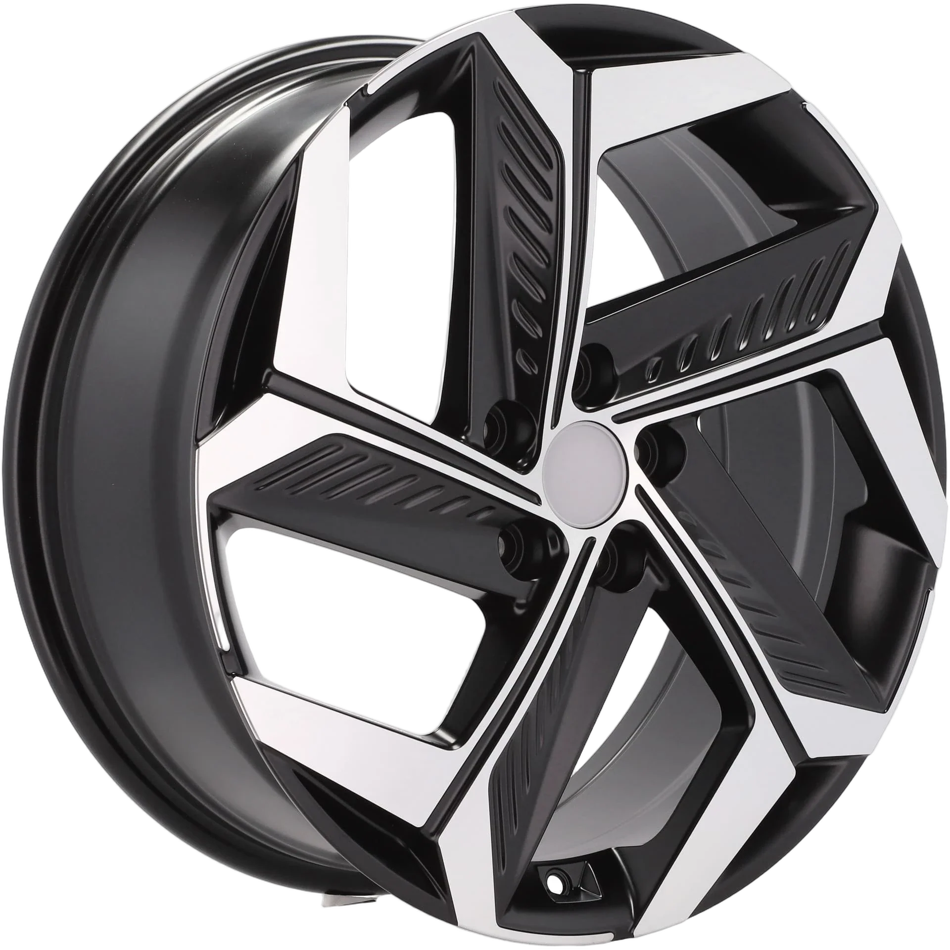 Alu kola pro Hyundai D1926 7.5x18 5x114.3 ET51 67.1 Black Polished Half Matt | Wheelsup.cz
