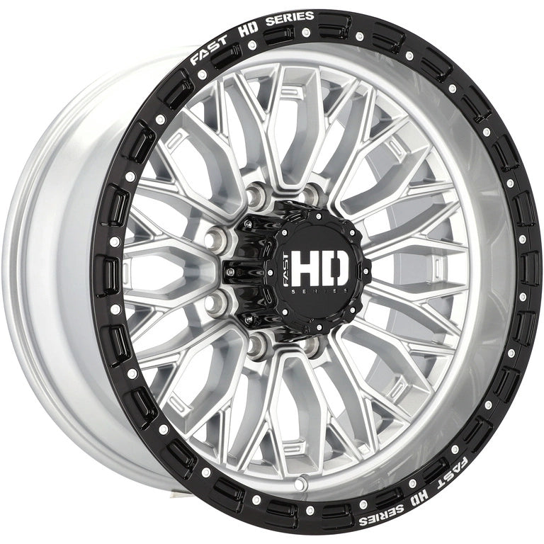 Alu kola pro Offroad D1973 10x20 8x180 ET0  Silver & Black
