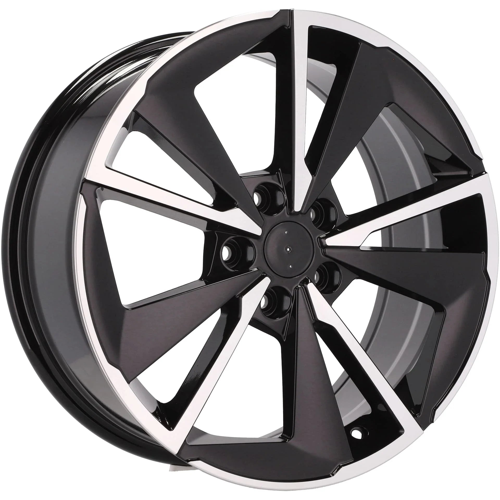 Alu kola pro Nissan D1982 7.5x18 5x114.3 ET45 66.1 Black Polished | Wheelsup.cz