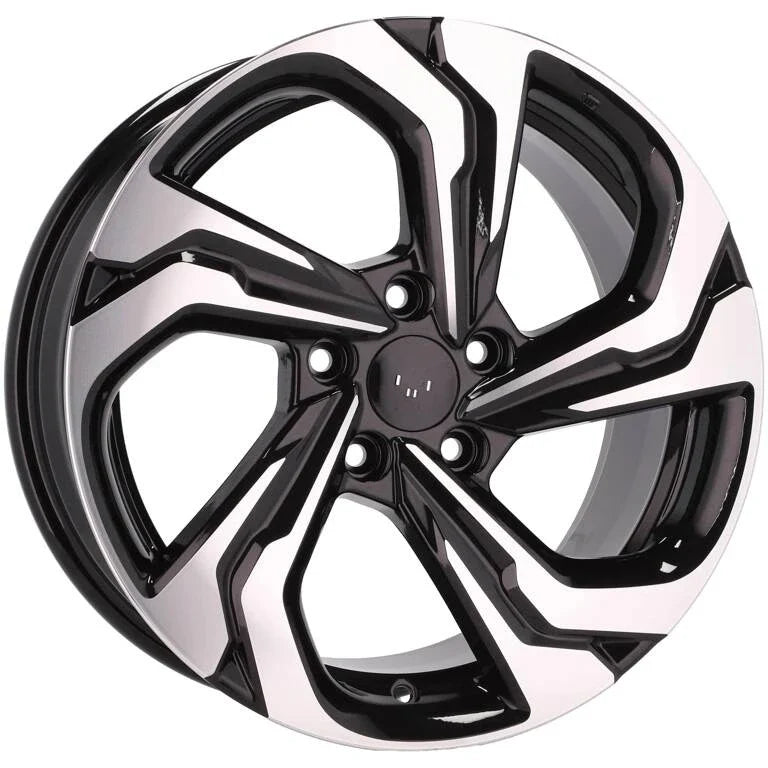 Alu kola Racing Line D2019 7.5x17 5x114.3 ET45 73.1 Black Polished | Wheelsup.cz