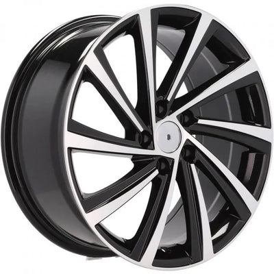 Alu kola pro Škoda D2403 8x18 5x112 ET45 57.1 Black Polished | Wheelsup.cz