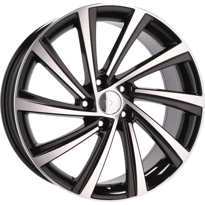 Alu kola pro Škoda D2403 8x18 5x112 ET45 57.1 Black Polished | Wheelsup.cz