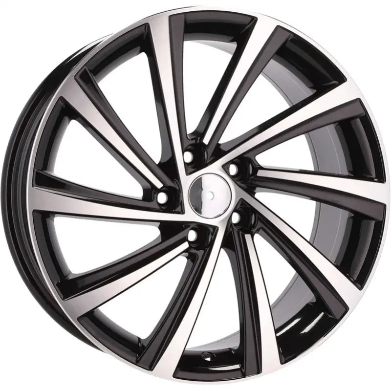 Alu kola pro Škoda D2403 8x18 5x112 ET45 57.1 Black Polished | Wheelsup.cz