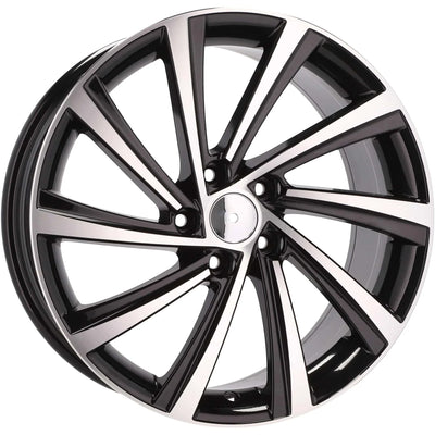 Alu kola pro Škoda D2403 8x18 5x112 ET45 57.1 Black Polished