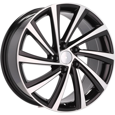 Alu kola pro Škoda D2403 8x18 5x112 ET45 57.1 Black Polished | Wheelsup.cz