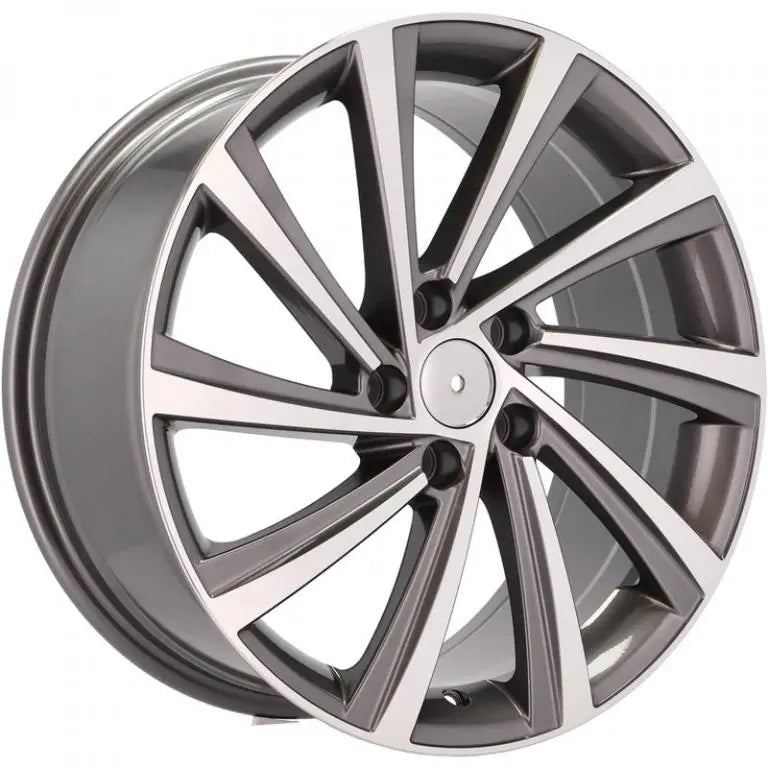 Alu kola pro Škoda D2403 8x18 5x112 ET45 57.1 Grey Polished | Wheelsup.cz