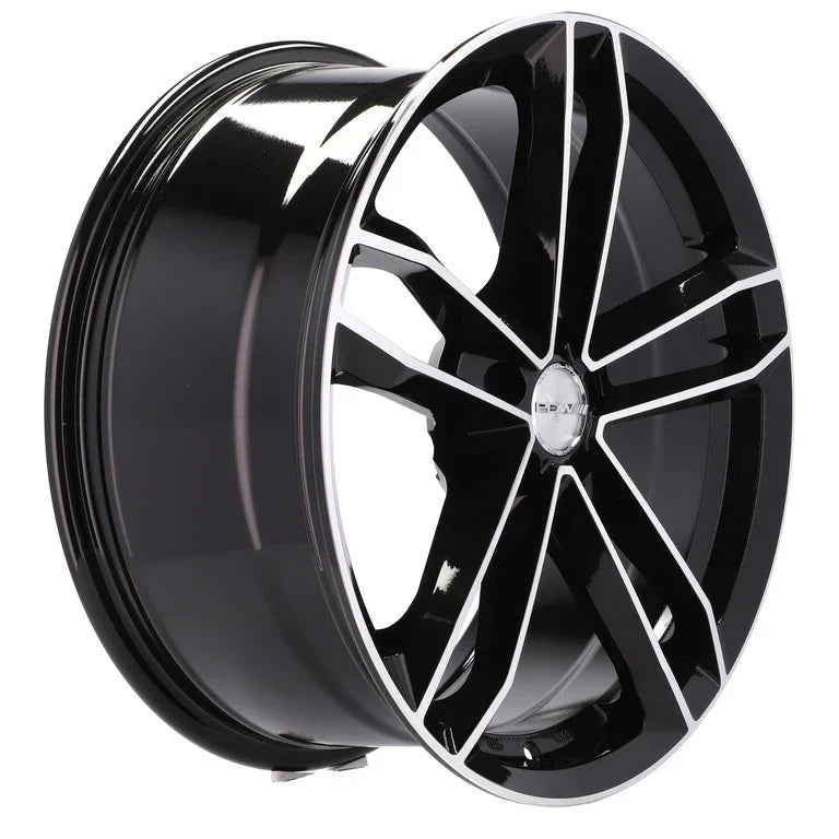Alu kola Racing Line D5276 8x18 5x100 ET40 73.1 Black Polished | Wheelsup.cz
