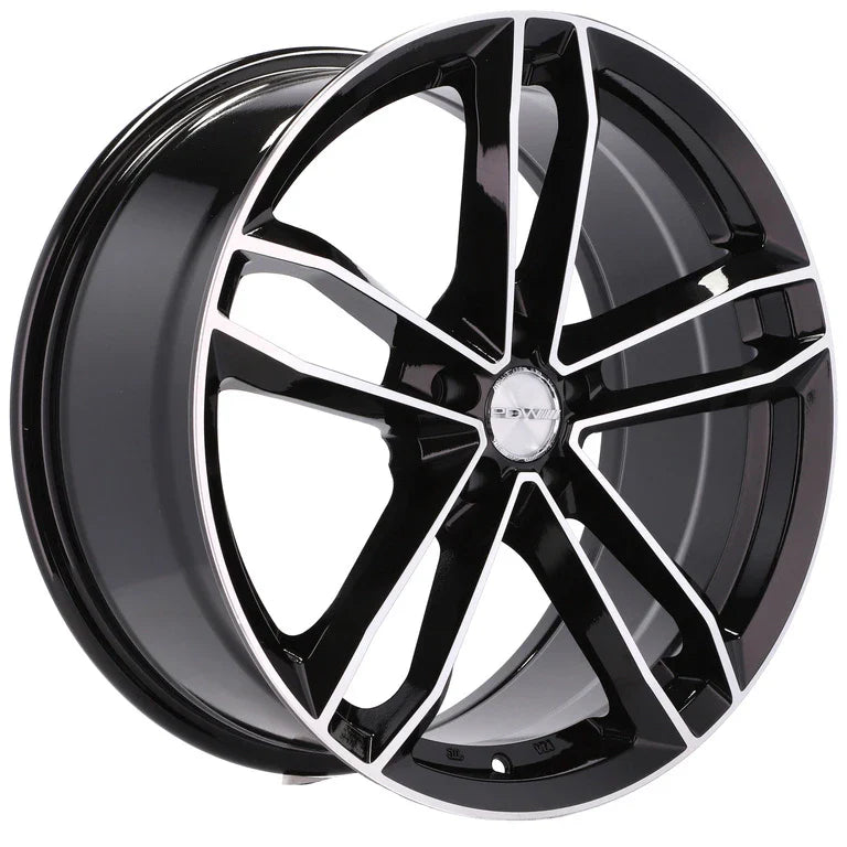 Alu kola Racing Line D5276 8x18 5x100 ET40 73.1 Black Polished | Wheelsup.cz