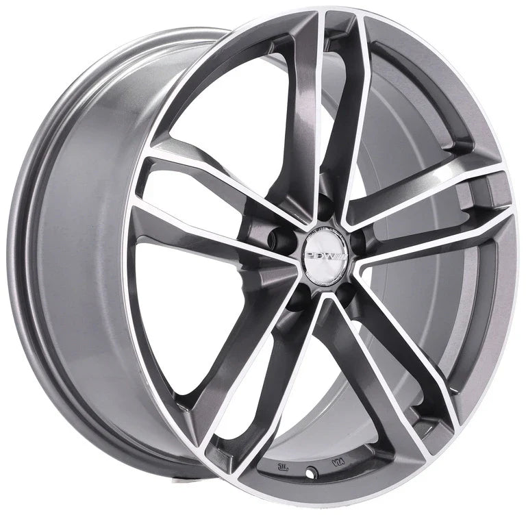 Alu kola Racing Line D5276 8x18 5x100 ET40 73.1 Grey Polished | Wheelsup.cz