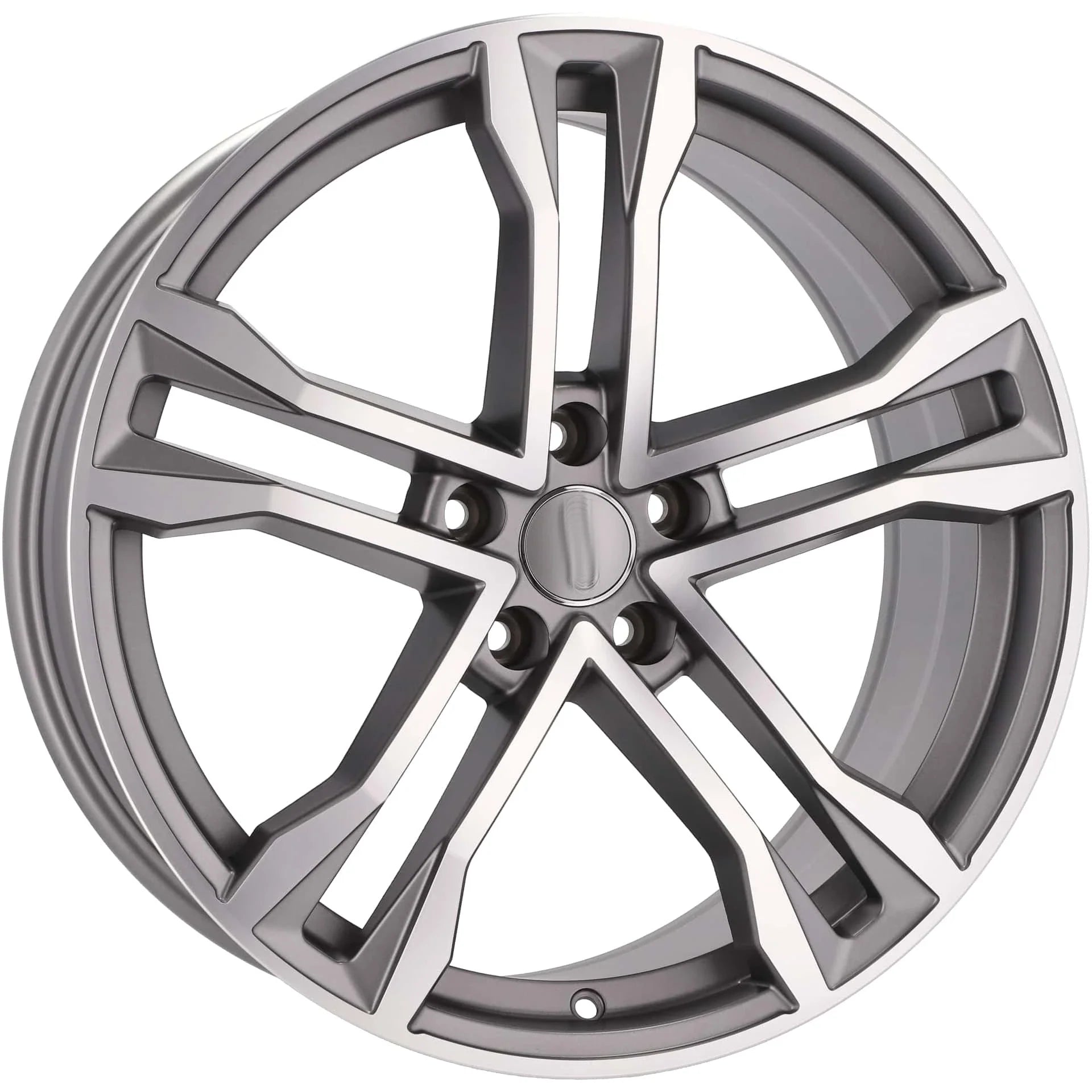 Alu kola pro Audi D5520 8.5x19 5x112 ET35 66.6 Grey Polished Half Matt | Wheelsup.cz