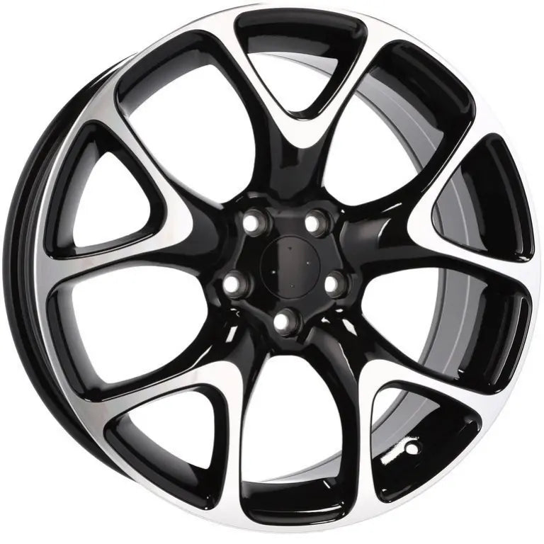 Alu kola pro Opel E236 6.5x16 5x110 ET39 65.1 Black Polished