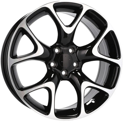 Alu kola pro Opel E236 8x18 5x115 ET41 70.1 Black Polished | Wheelsup.cz