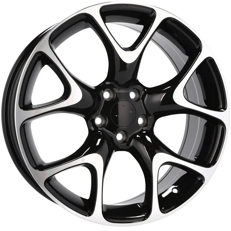 Alu kola pro Opel E236 7.5x18 5x105 ET44 56.6 Black Polished | Wheelsup.cz