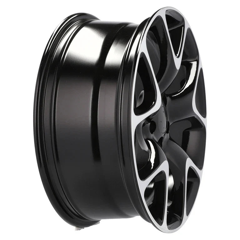 Alu kola pro Opel E236 7.5x18 5x105 ET44 56.6 Black Polished | Wheelsup.cz
