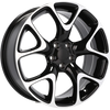 Alu kola pro Opel E236 7x17 5x105 ET41 56.6 Black Polished