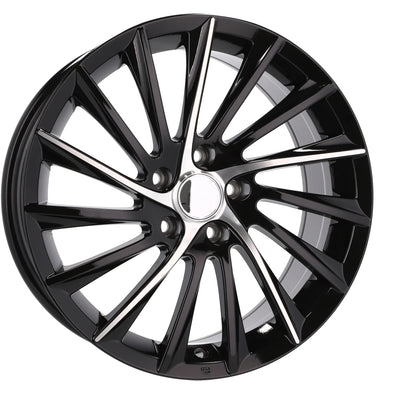 Alu kola pro Alfa Romeo E467 7.5x17 5x110 ET41 65.1 Black Polished | Wheelsup.cz